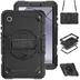 Accezz Rugged Backcover Shoulder Strap Samsung Galaxy Tab A9 Zwart