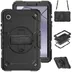 Accezz Rugged Backcover Shoulder Strap Samsung Galaxy Tab A9 Zwart