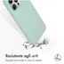 Accezz Liquid Silicone Backcover met MagSafe iPhone 15 Pro Max Lichtblauw