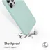 Accezz Liquid Silicone Backcover met MagSafe iPhone 15 Pro Max Lichtblauw