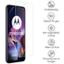 Accezz Gehard Glas Screenprotector voor de Motorola Moto G54 Transparant