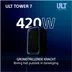 Sony ULT TOWER 7 Zwart
