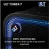 Sony ULT TOWER 7 Zwart