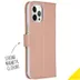 Accezz Wallet Case voor Apple iPhone 12 Pro Max Roze