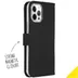 Accezz Wallet Case voor Apple iPhone 12 Pro Max Zwart