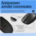 HP 710 RECHBL Silent BLK Bluetooth Mouse EURO