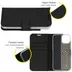 Accezz Wallet Case voor Apple iPhone 14 Zwart