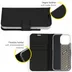 Accezz Wallet Case voor Apple iPhone 14 Pro Zwart