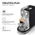 Sage Nespresso  CREATISTA PLUS SNE800BTR2ENL1 Zwart