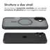 Accezz Rugged Frosted met MagSafe voor Apple iPhone 16 Plus Zwart