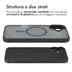 Accezz Rugged Frosted met MagSafe voor Apple iPhone 16 Plus Zwart