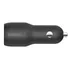 Belkin Dual USB-A Car Charger + USB-A naar USB-C kabel - 24W Zwart