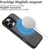 Accezz Rugged Frosted met MagSafe voor Apple iPhone 16 Pro Max Zwart