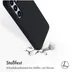 Accezz Liquid Silicone Backcover met MagSafe voor Samsung Galaxy S25 Zwart