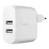 Belkin Dual USB-A Charger - 24W Wit