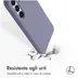 Accezz Liquid Silicone Backcover met MagSafe voor Samsung Galaxy S25 Grijs