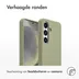 Accezz Liquid Silicone Backcover met MagSafe voor Samsung Galaxy S25 Groen