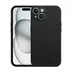 Just in Case Premium Liquid Color TPU Case voor Apple iPhone 15 Zwart