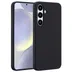 Accezz Liquid Silicone Backcover met MagSafe voor Samsung Galaxy S25 Plus Zwart