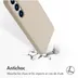Accezz Liquid Silicone Backcover met MagSafe voor Samsung Galaxy S25 Plus Donkergrijs