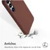 Accezz Liquid Silicone Backcover met MagSafe voor Samsung Galaxy S25 Plus Donkerbruin