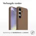 Accezz Liquid Silicone Backcover met MagSafe voor Samsung Galaxy S25 Plus Lichtbruin