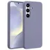 Accezz Liquid Silicone Backcover met MagSafe voor Samsung Galaxy S25 Plus Grijs
