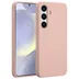 Accezz Liquid Silicone Backcover met MagSafe voor Samsung Galaxy S25 Plus Roze