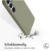 Accezz Liquid Silicone Backcover met MagSafe voor Samsung Galaxy S25 Plus Groen