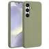 Accezz Liquid Silicone Backcover met MagSafe voor Samsung Galaxy S25 Plus Groen