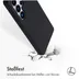 Accezz Liquid Silicone Backcover met MagSafe voor Samsung Galaxy S25 Ultra Zwart