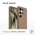 Accezz Liquid Silicone Backcover met MagSafe voor Samsung Galaxy S25 Ultra Lichtbruin