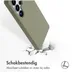 Accezz Liquid Silicone Backcover met MagSafe voor Samsung Galaxy S25 Ultra Groen