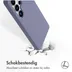 Accezz Liquid Silicone Backcover met MagSafe voor Samsung Galaxy S25 Ultra Grijs