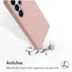 Accezz Liquid Silicone Backcover met MagSafe voor Samsung Galaxy S25 Ultra Roze