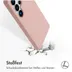 Accezz Liquid Silicone Backcover met MagSafe voor Samsung Galaxy S25 Ultra Roze
