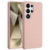 Accezz Liquid Silicone Backcover met MagSafe voor Samsung Galaxy S25 Ultra Roze
