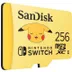 SanDisk MicroSDXC Extreme Gaming 256GB 100MB/90mb Pokemon - Switch