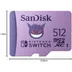 SanDisk MicroSDXC Extreme Gaming 512GB 100MB/90mb Pokemon - Switch