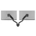 OneForAll DM 4210 Universele dubbele monitorarm Zwart