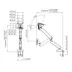 Vogels MOMO 4138 MONITOR MOUNT MOTION+ Zwart