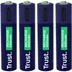 Trust Via USB-C oplaadbare AAA-batterijen (4 stuks)