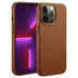 Accezz MagSafe Leather Backcover iPhone 13 Pro Bruin