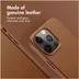 Accezz MagSafe Leather Backcover iPhone 13 Pro Bruin