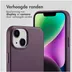 Accezz MagSafe Leather Backcover iPhone 14 Paars