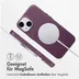 Accezz MagSafe Leather Backcover iPhone 14 Paars