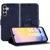 Just in Case Premium Wallet Case voor Samsung A25 Blauw