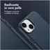 Accezz MagSafe Leather Backcover iPhone 14 Blauw