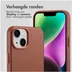 Accezz MagSafe Leather Backcover iPhone 14 Bruin