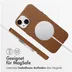Accezz MagSafe Leather Backcover iPhone 14 Bruin